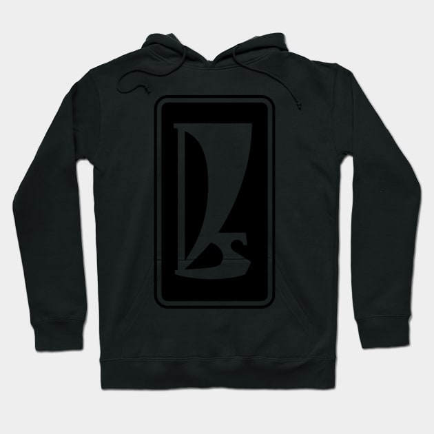 Lada Logo 1980s without lettering (black) Hoodie by GetThatCar